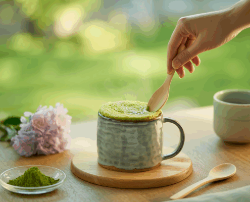 Matcha-Mugcake in 3 Minuten: Ein süßer Genuss für jede Gelegenheit