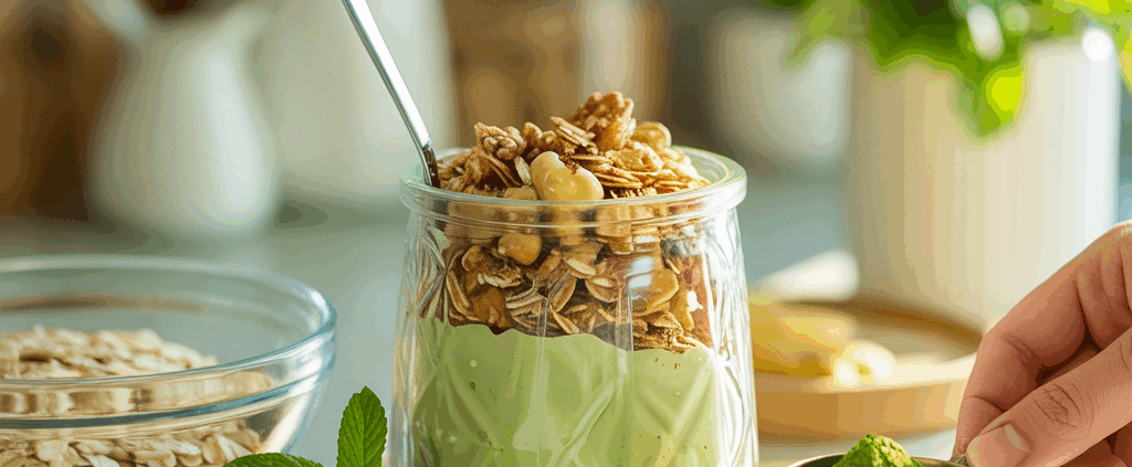 Matcha-Zimt-Granola selbstgemacht: Eine knackige Morgenfreude