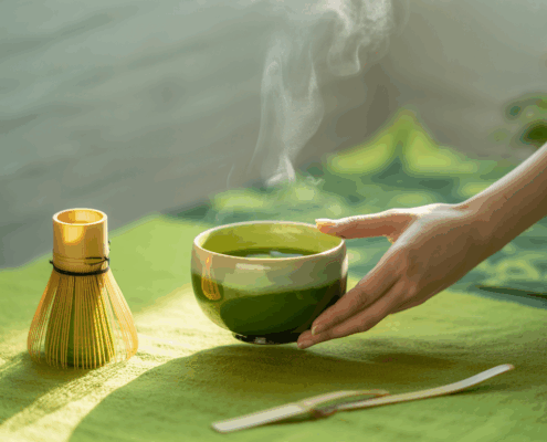 Matcha-Poesie: Haikus aus grünem Nebel
