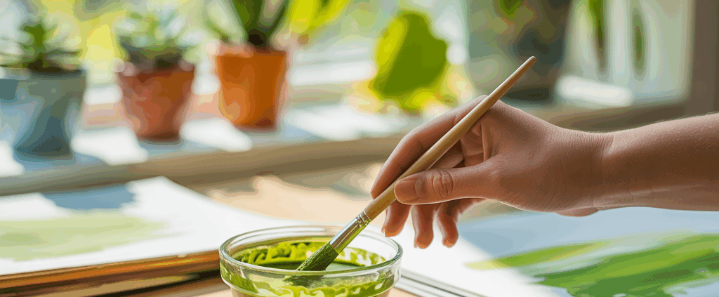 Matcha-Kunst: Die Magie, mit Matcha zu malen