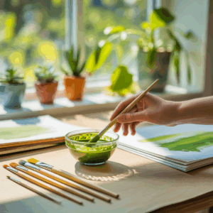 Matcha-Kunst: Die Magie, mit Matcha zu malen