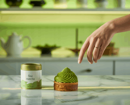 Das perfekte Matcha-Sahne-Topping für deine Desserts