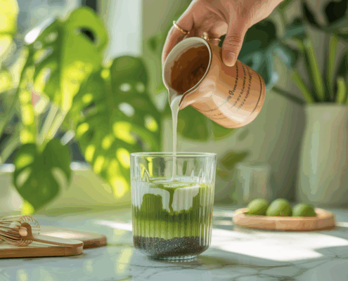 Matcha-Chia-Latte: Ein Genuss für alle Sinne