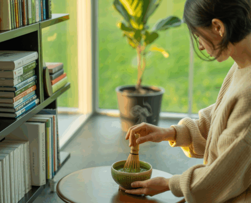 Matcha-Poesie: Haikus aus grünem Nebel