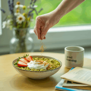 Matcha-Zimt-Granola selbstgemacht – Ein knuspriger Genuss für dein Frühstück