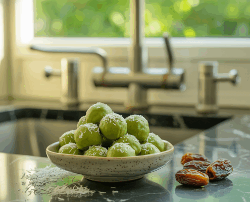 Matcha-Coconut Bliss Balls: Dein einfacher Energiekick