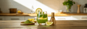 Erfrischung pur: Matcha-Minz-Limonade selber machen
