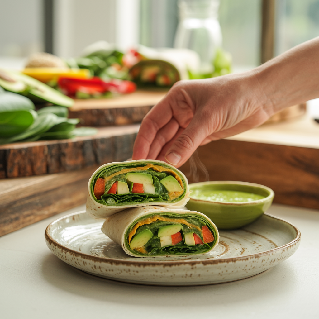 Matcha-Süßkartoffel-Wrap: Ein kulinarisches Erlebnis