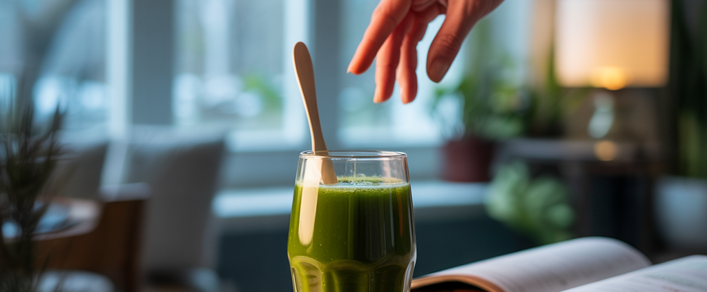 Wieder auf die Beine: Der Matcha-Ginger Recovery Smoothie