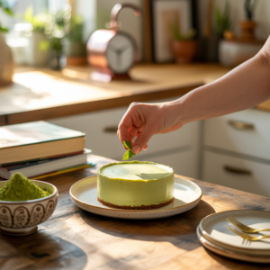 Matcha-Käsekuchen: Ein japanisch inspirierter Genuss