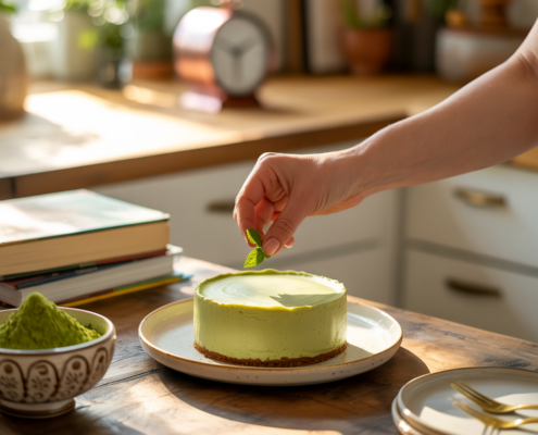 Matcha-Käsekuchen: Ein japanisch inspirierter Genuss